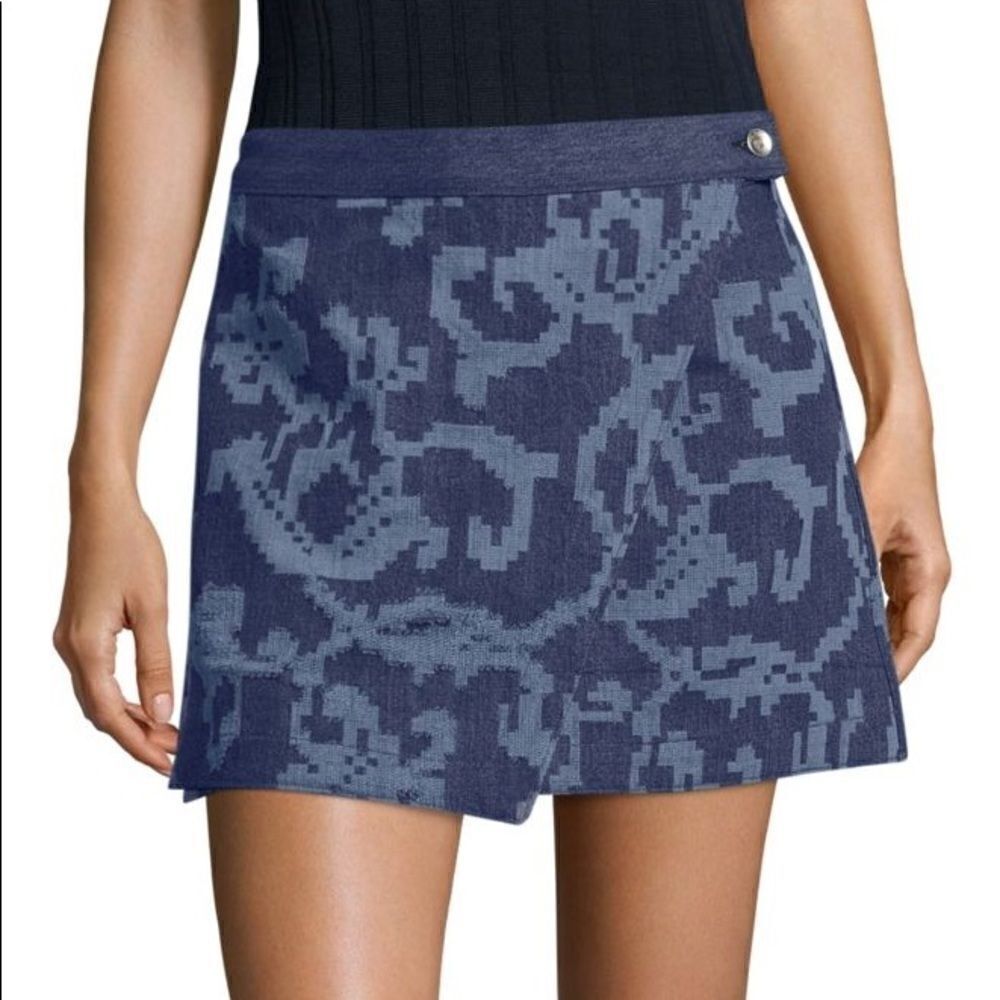 Rag & Bone Marina Jean Skirt Indigo
